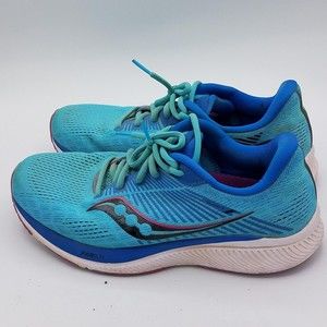 Saucony Women's Size 9 Guide 14 Blue Running Shoes Sneakers S10654-30 Preowned